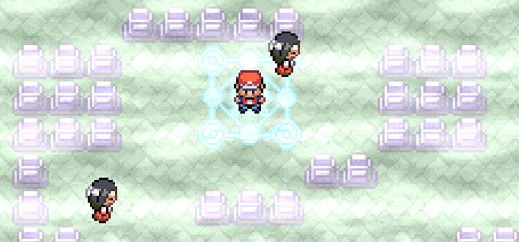 Standing in the Purified Zone in Pokémon Tower (FireRed)