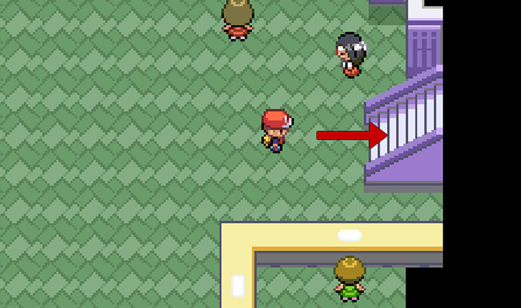 The first floor of the Pokémon Tower. Walk up to the fifth floor for the Cleanse Tag / Pokémon FRLG
