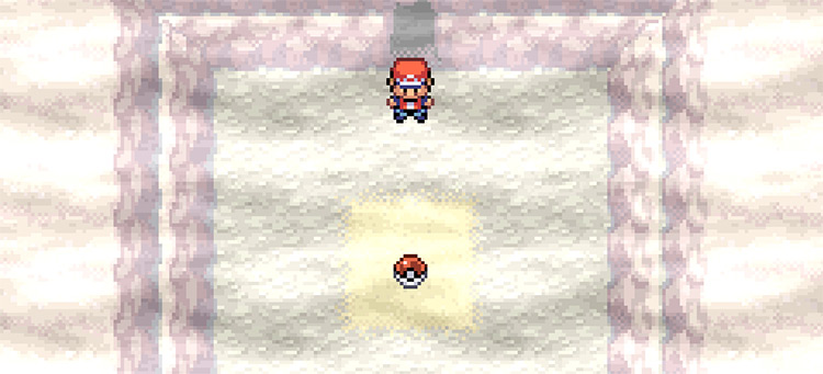 The Lax Incense in the center of the floor in Lost Cave / Pokémon FRLG