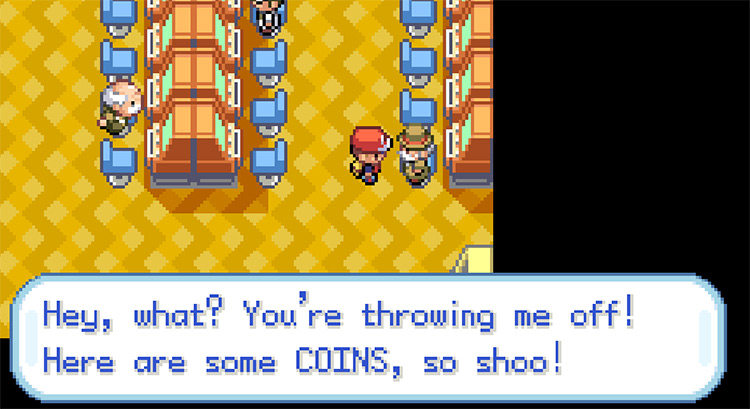 Getting free coins in the Rocket Game Corner / Pokémon FireRed & LeafGreen