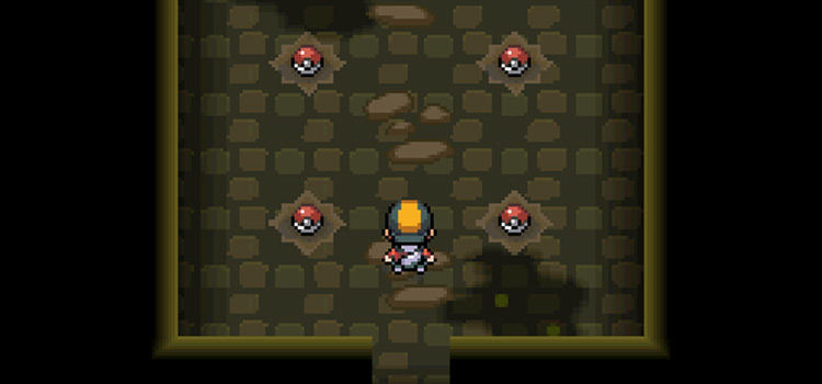 Hidden Room in the Ruins of Alph in HeartGold