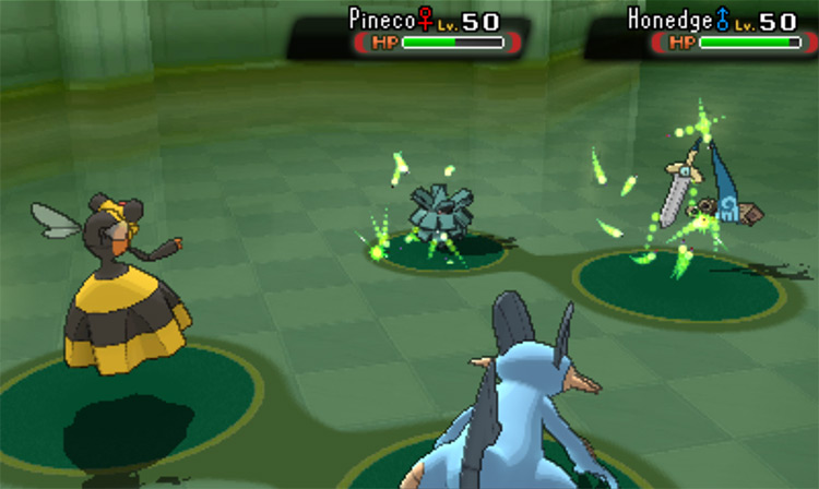 Hitting both opponents with Struggle Bug / Pokémon Omega Ruby and Alpha Sapphire