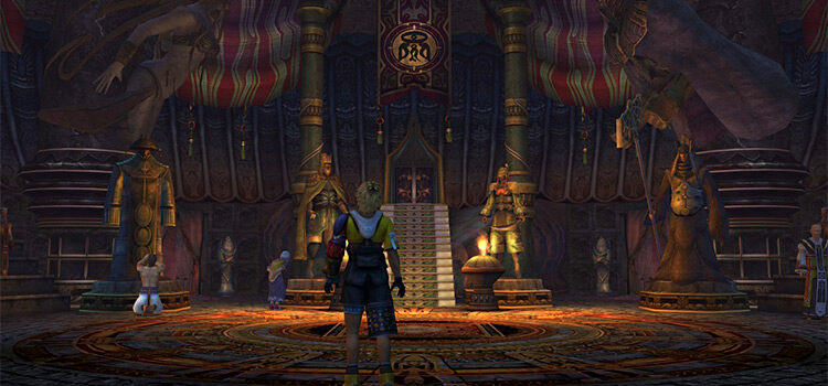 Inside Besaid Temple in FFX HD