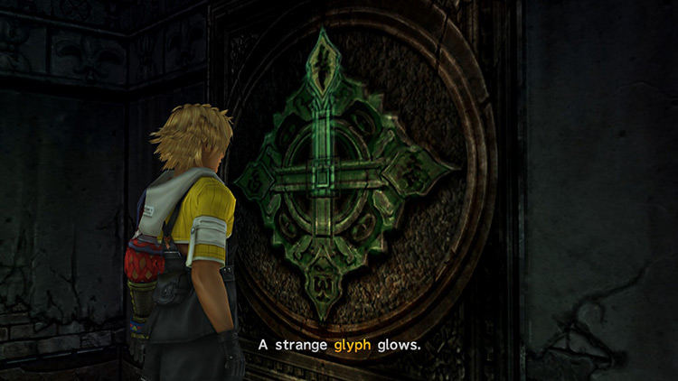 The First Glyph Inside Besaid Temple / FFX