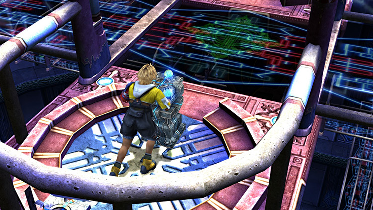 Returning to the Corridor for Step 5 / Final Fantasy X