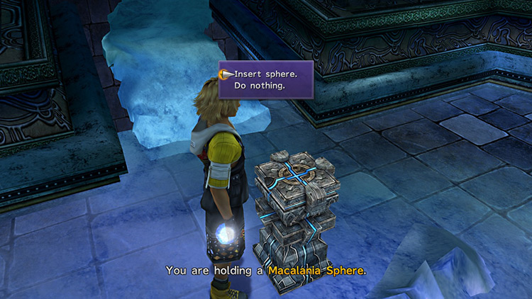 Placing the Sphere Back on the Pedestal / Final Fantasy X
