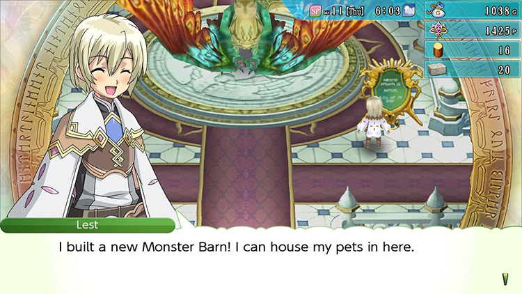 Successfully building a Monster Barn / Rune Factory 4