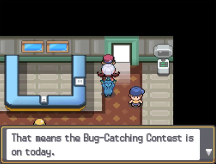The Bug-Catching Contest attendant / Pokémon HG/SS