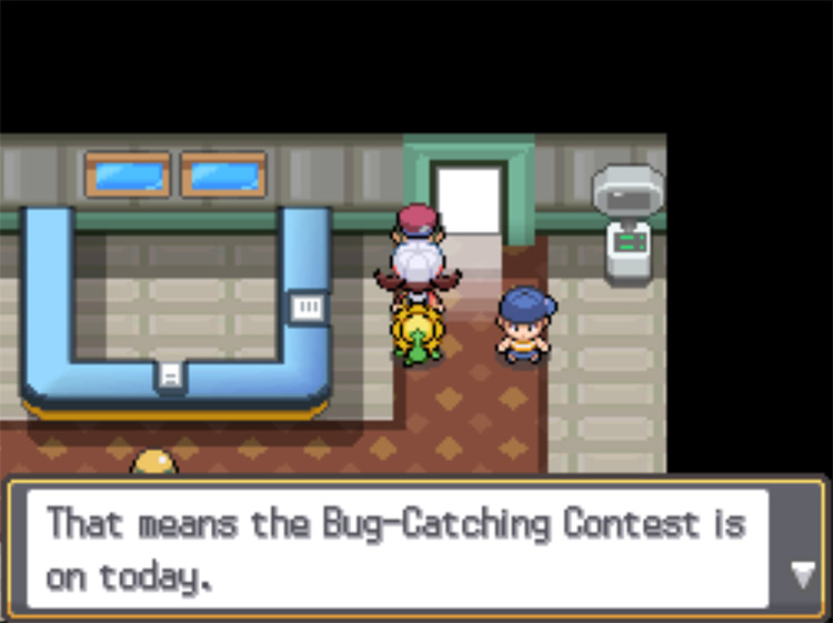 The Bug-Catching Contest attendant / Pokemon HGSS