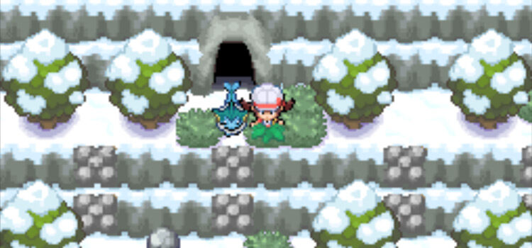 On Mt. Silver where you can get a Dawn Stone (SoulSilver)