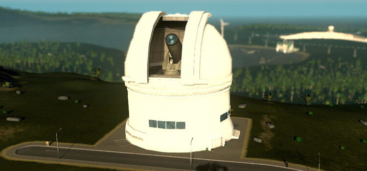 The Observatory Unique Building in Cities: Skylines