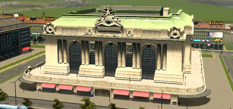 The Grand Central Terminal Building in Cities: Skylines