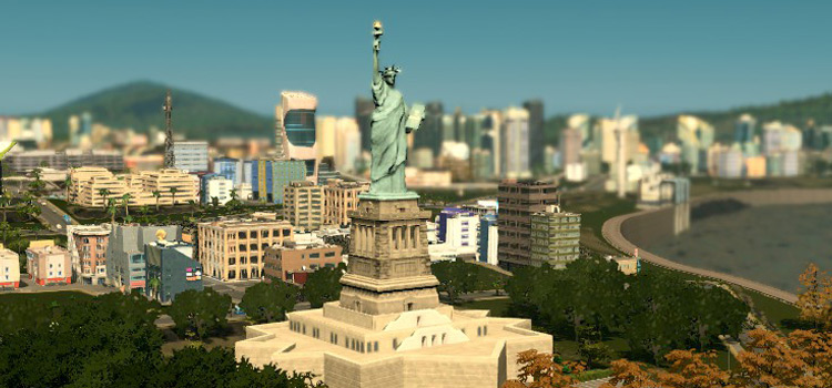 Statue of Liberty Screenshot in Cities: Skylines