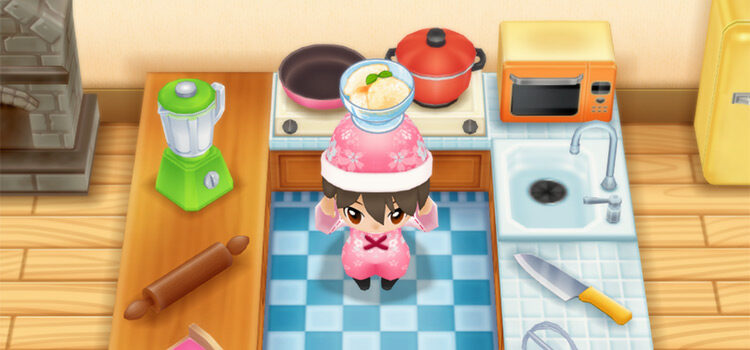 Holding a bowl of Ice Cream in SoS:FoMT