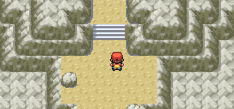 Standing at the base of Mt. Ember in FireRed