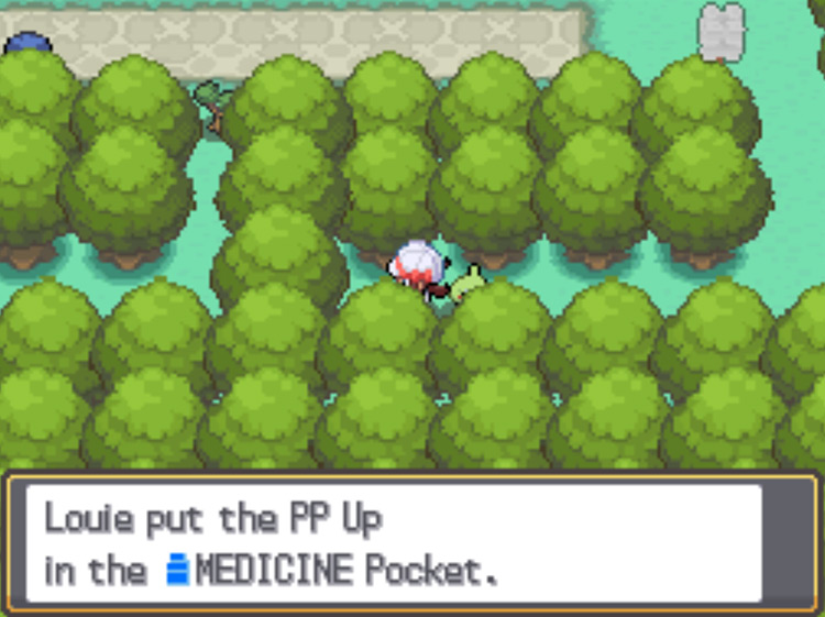 The location of the PP Up in Celadon City / Pokémon HGSS
